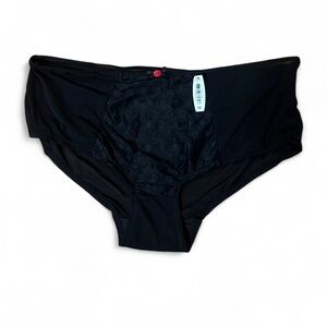 5/$25 
Adore Me Panty Sz 4XL 1017 Black Hipster Lace Feminine Fairy Cottagecore